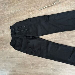 Black EUC Cargo Jogger Pants